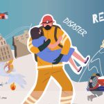 Ilustrasi disaster recovery © (Picture by macrovector on https://www.freepik.com/free-vector/rescuer-background-with-accident-safety-symbols-flat-vector-illustration_39927758.htm#fromView=search&page=2&position=0&uuid=d97bec3f-a989-4cc2-8aae-d653072510c9)